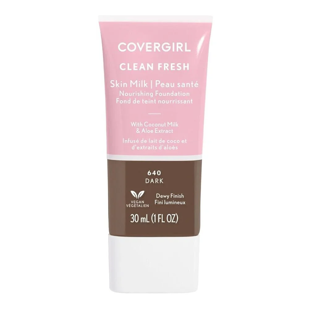 COVERGIRL Clean Fresh Skin Milk Foundation 640 Dark Lot